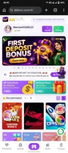 KK5Win Game Download Online Earning Game for Android & iOS 2
